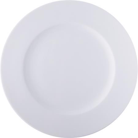 . Plytký tanier, biely, 24 cm, 6 ks sada "Economic"