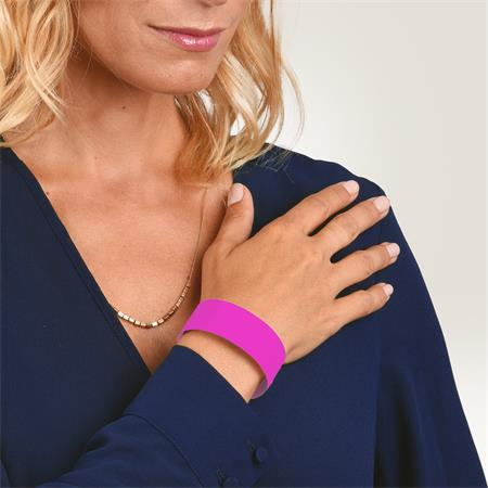 Identifikačný náramok, odolný proti roztrhnutiu,, 265x19 mm, AVERY ZWECKFORM "Tyvek", ružo 4
