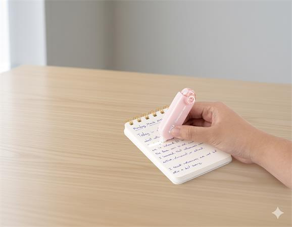 Korekčný roller, stláčací, 5 mm × 6 m, APLI „Nordik“, mix pastelových farieb 4