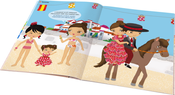 Šaty z celého sveta – Kniha samolepiek 2