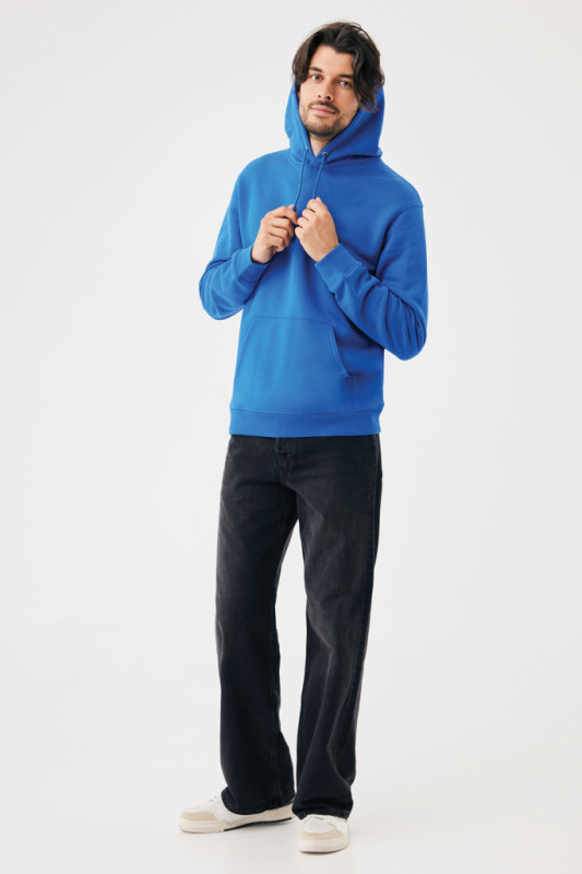 IQONIQ Joshua Unisex mikina s kapucňou z rec. bavlny kráľovská modrá M 5