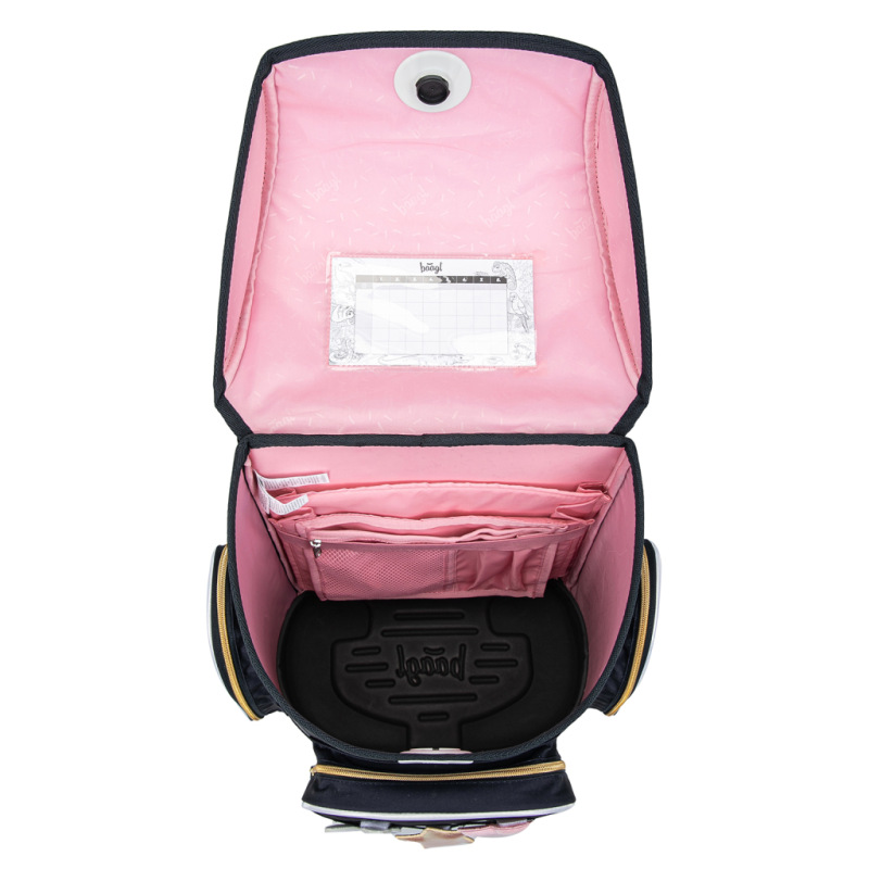 BAAGL SADA 5 Ergo Unicorn Gold: aktovka, peračník, vrecko, zástera, peňaženka 4