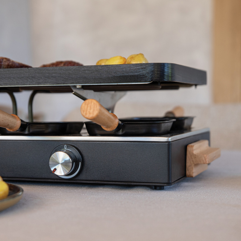 BOSKA Raclette Gourmet Party pre 8 osôb čierna 8