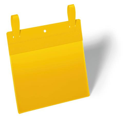Logistické vrecko, so šnúrkou, A5, na šírku, DURABLE, žlté 1