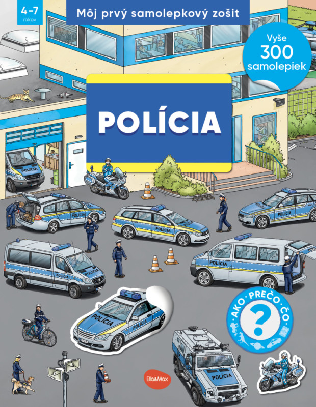 Môj prvý samolepkový zošit – POLÍCIA 4