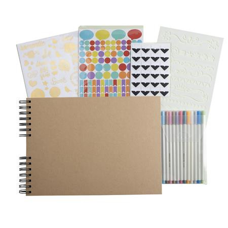 Scrapbook kreatívna sada, EXACOMPTA "Kraft" 4