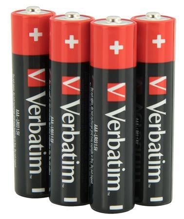 Batéria, AAA, alkalická, 10 ks, VERBATIM "Premium"