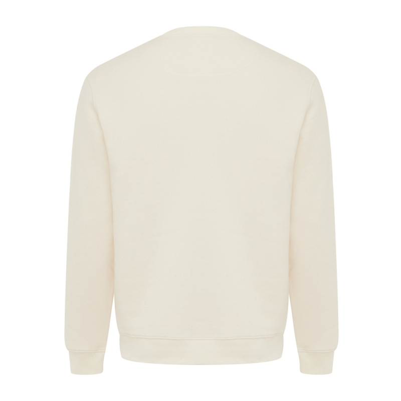 IQONIQ Toria Unisex mikina s okrúhl. výstrihom z rec. bavlny natural raw L 2