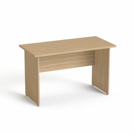 Písací stôl, s drevenými nohami, 120x70 cm, MAYAH "Freedom SV-19", jaseň