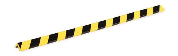 Ochranný profil na hrany, magnetický, DURABLE "C35", žltý-čierny 2