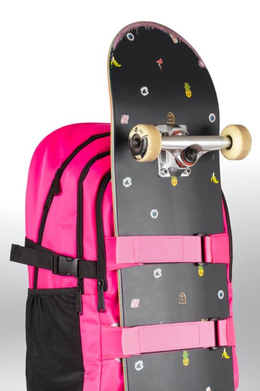 BAAGL Školský batoh skate Pink