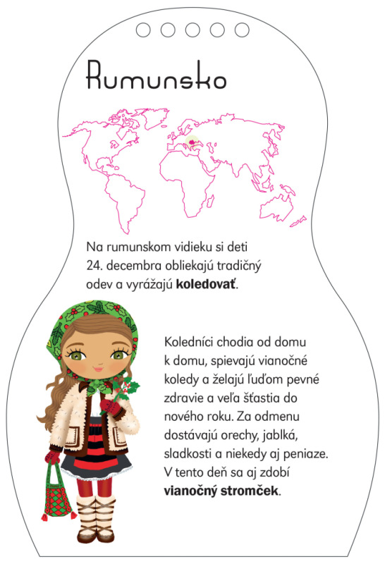 Obliekame bábiky VIANOCE – Maľovanky 4