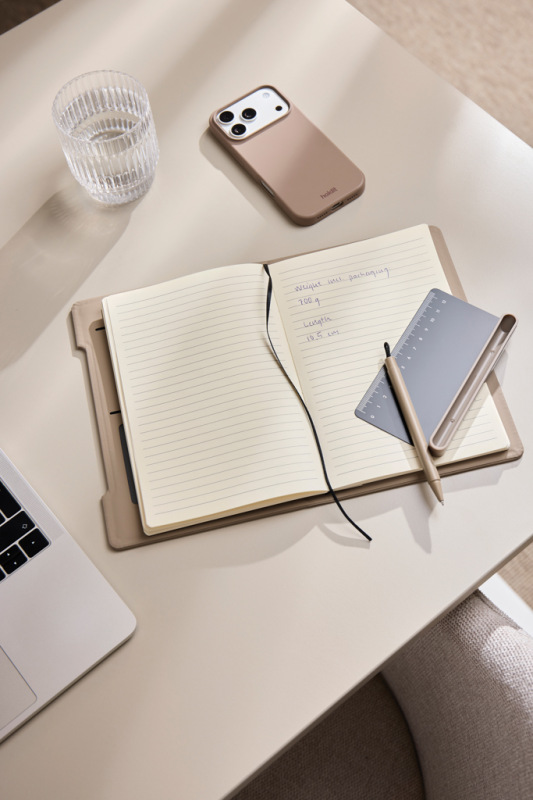 VINGA Baltimore RCS 4-v-1 doplniteľný zápisník greige 6