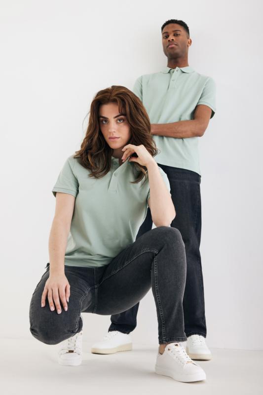 Polo tričko IQONIQ Yosemite z recykl. bavlny Iceberg green XXS 3