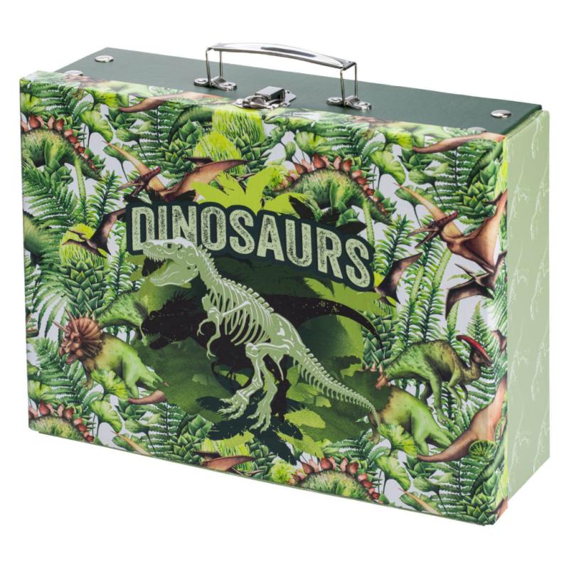 BAAGL Skladací školský kufrík Dinosaurus