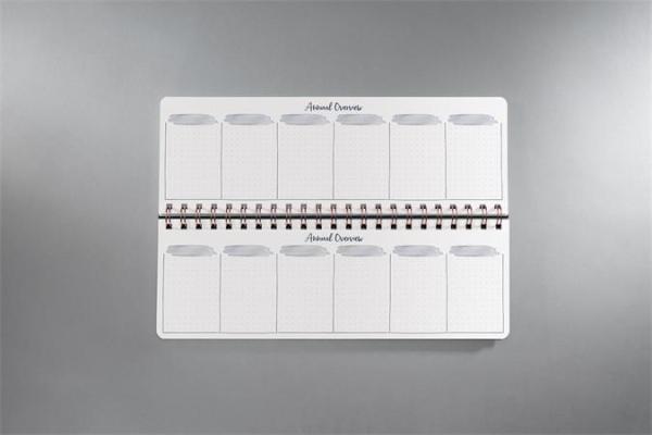Kalendár, stolový, bez dátumu, SIGEL "Jolie",, Apricot Inspiration