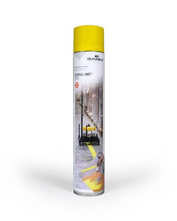 Sprej na označovanie podláh, DURABLE "Duraline® 750", žltý