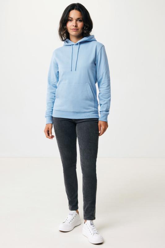 Mikina s kapucňou IQONIQ Jasper z recykl. bavlny sky blue XXS 4