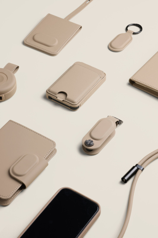 VINGA Baltimore RCS organizér na kľúče s duál. vyhľadávačom greige 7