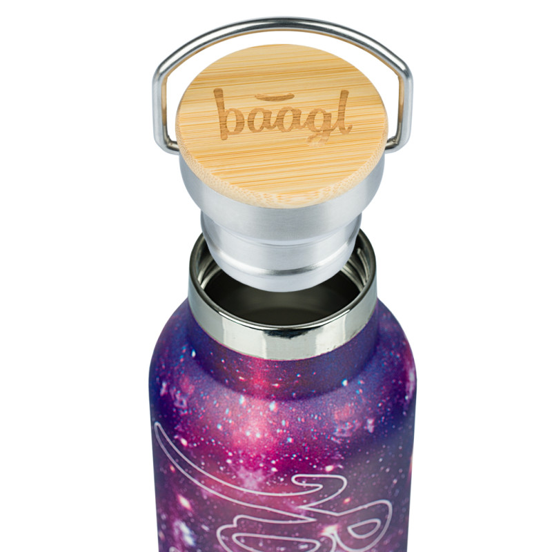 BAAGL Termofľaša s bambusovým viečkom Galaxy, 500 ml 2