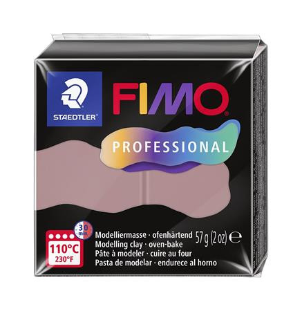 Modelovacia hmota, 57 g, vypaľovacia, FIMO "Professional", púdrovo ružová 1