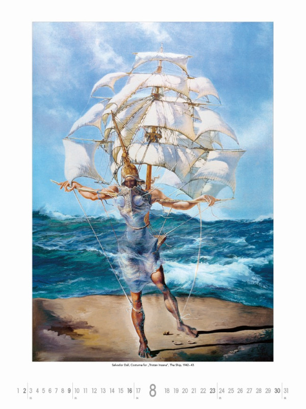 Nástenný kalendár Salvador Dalí 2026 8