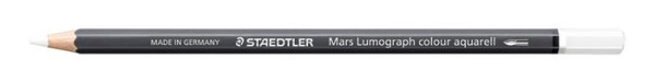 Akvarelová farebná ceruzka, šesťhranná, STAEDTLER "Mars® Lumograph® 104", biela