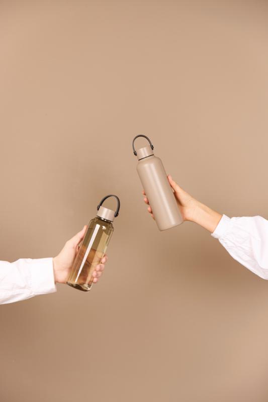 VINGA Baltimore RCS fľaša z rec. Nehr. Nerez. ocele 600 ml greige 5