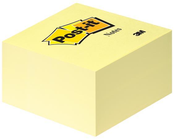 Samolepiaci bloček, 76x76, 450 listov, 3M POSTIT, žltý