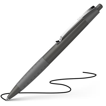 Guľôčkové pero, 0,5 mm, stláčací mechanizmus, SCHNEIDER "LOOX", čierne