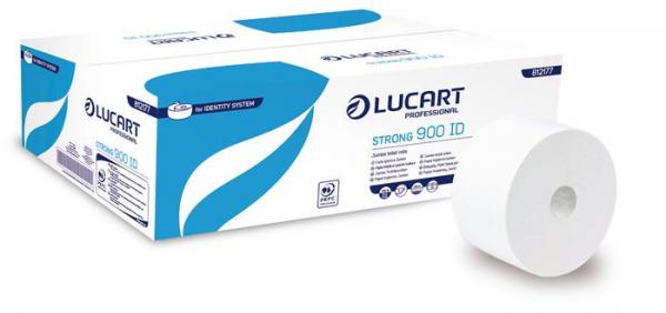 Toaletný papier, 2-vrstvový, priemer 19 cm, k zásobníkom Identity Autocut, LUCART "Strong