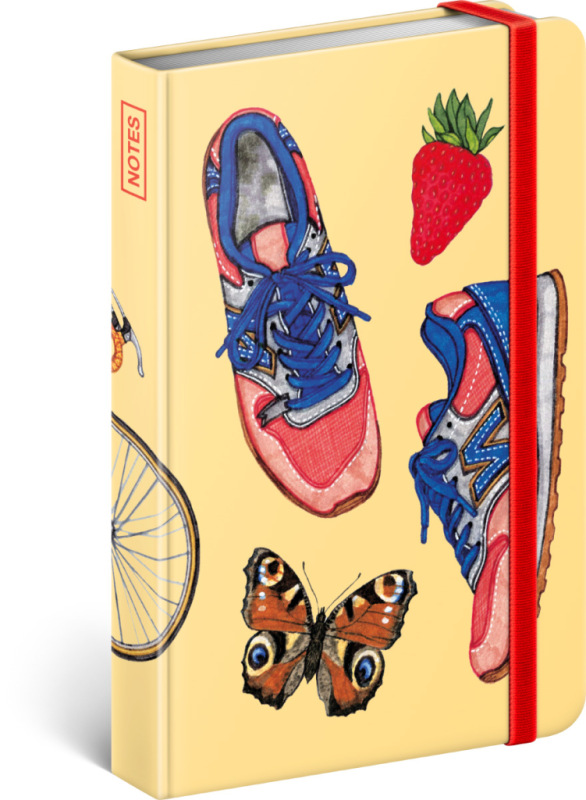 NOTIQUE Notes Tenisky – Kateřina Kynclová, linajkovaný, 11 x 16 cm