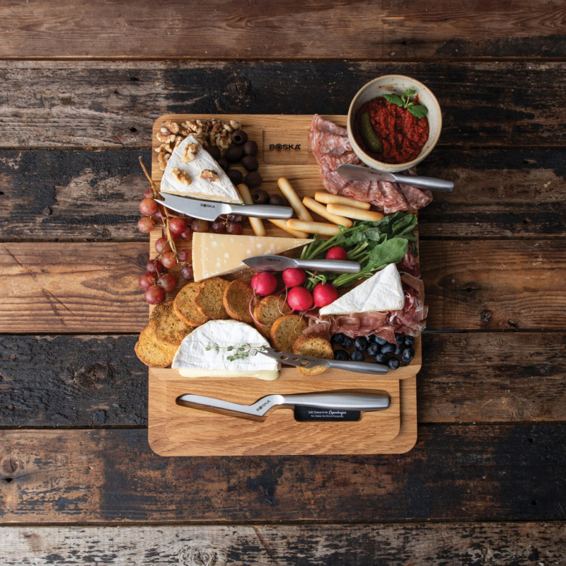 BOSKA Ultimate Cheese Set Small Copenhagen – súprava na syry hnedá 8