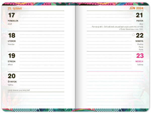 Školský diár Fresh (september 2023 – december 2024), 9,8 × 14,5 cm 1