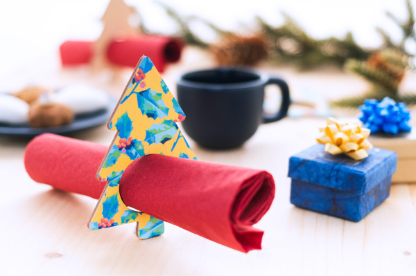 Julmiddag Creative vianočný krúžok na obrúsky na zákazku 4
