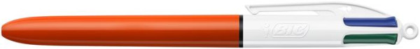 Guľôčkové pero, 0,3 mm, stláčací mechanizmus, štvorfarebné, BIC "4 Colours Fine" 1