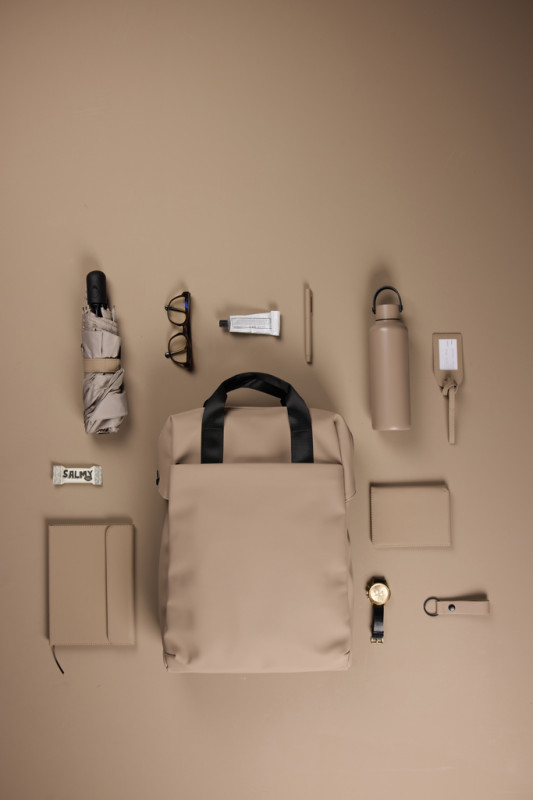 VINGA Baltimore RCS tote batoh greige 6