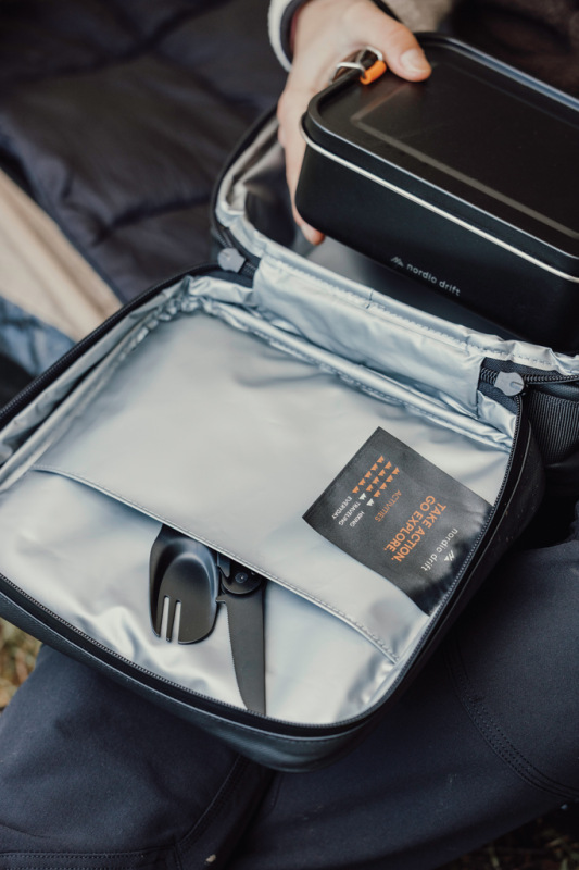 Nordic Drift Storm RCS vodoodpudivá chladiaca taška na obed čierna 8