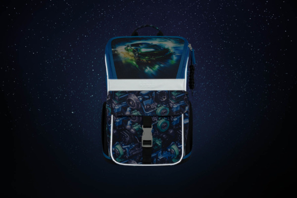 BAAGL SADA 5 Zippy Závodné auto: aktovka, peračník, vrecko, zástera, peňaženka 5