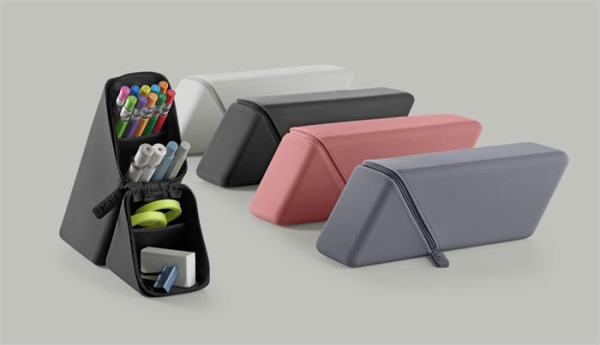 Peračník, displej, na zips, silikónový, dvojfarebný, multifunkčný, APLI "Up North", mix fa 3