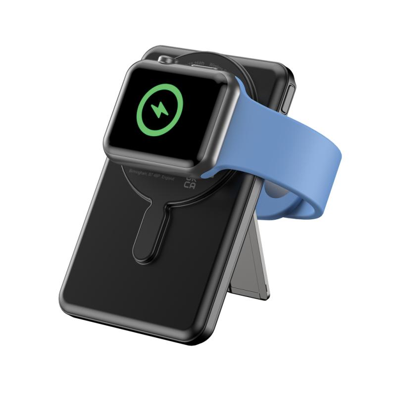 Magnetická powerbanka Urban Vitamin Redwood 5v1 5000mAh 20W čierna 9