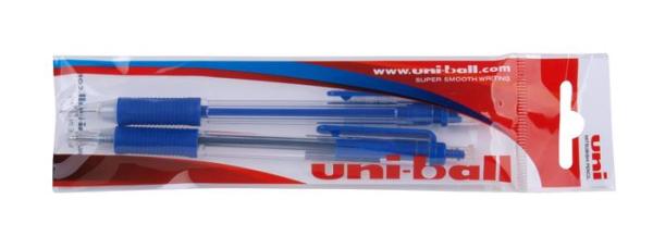 Guľôčkové pero a mikroceruzky, sada, UNI "SN-101 Laknock Fine" a UNI "Shalaku M5-101"