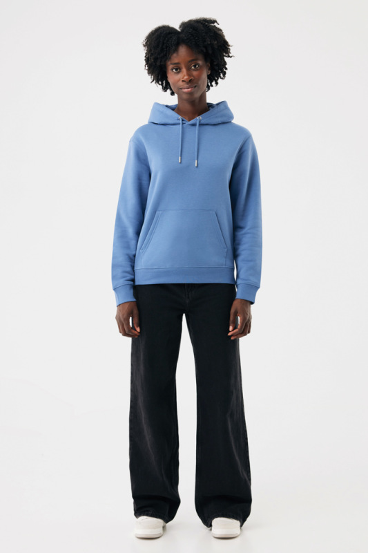 IQONIQ Joshua Unisex mikina s kapucňou z rec. bavlny moon blue L 6