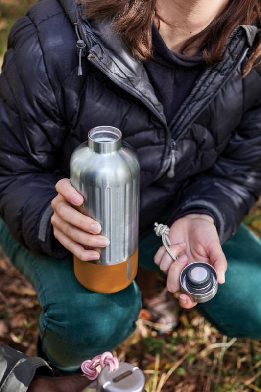 Veľká termo fľaša Explorer 850ml Black+Blum oranžová 9