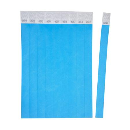 Identifikačný náramok, odolný proti roztrhnutiu,, 265x19 mm, AVERY ZWECKFORM "Tyvek", modr 3