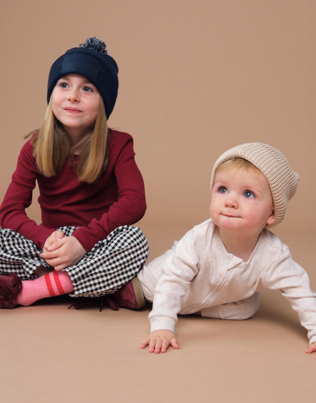 Kids Snowstar Patch Beanie 2