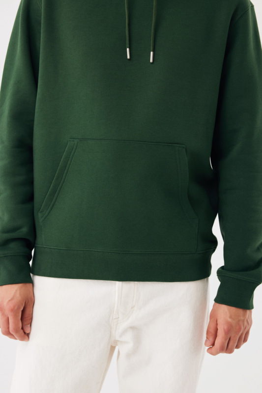 IQONIQ Joshua Unisex mikina s kapucňou z rec. bavlny forest green M 15