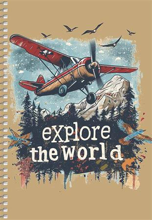 Špirálový zošit, A5, štvorčekový, 96 listov, SHKOLYARYK "Racing Competition", mix 8