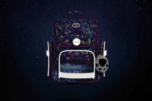 BAAGL SADA 5 Ergo Jungle Panda: aktovka, peračník, vrecko, zástera, peňaženka 5