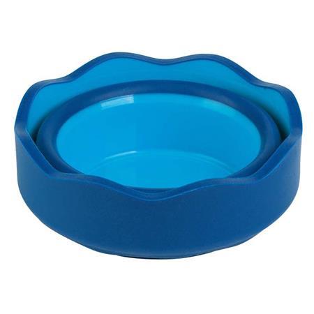 Kelímok na vodu, plastový, FABER-CASTELL "Click&Go", modrá